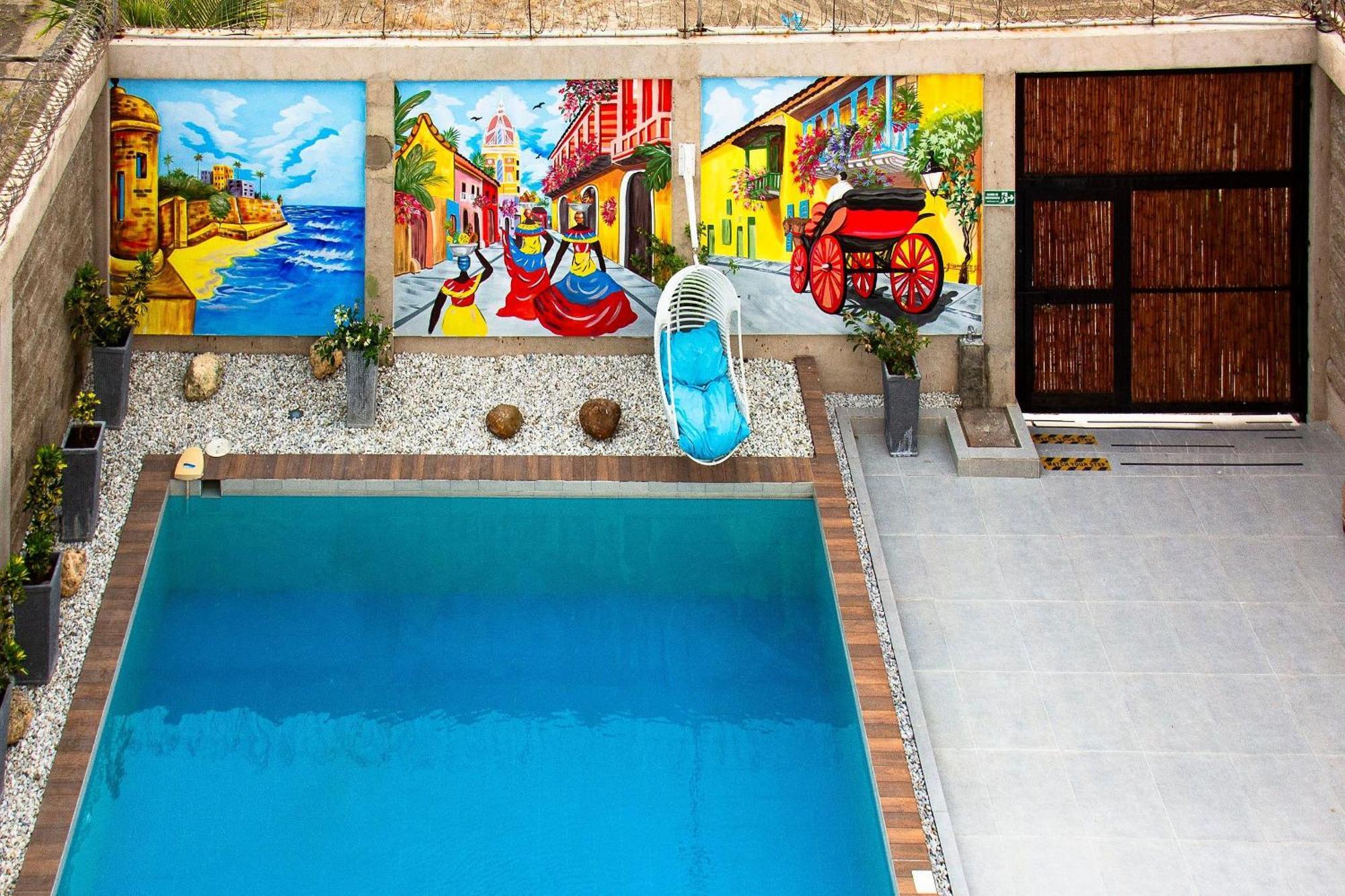 Amazing Beach House 13Br W/Pool & Staff Картахена Экстерьер фото